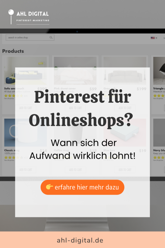 Pinterest für Onlineshops